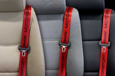 BMW Motorsport   Custom Color Seat Belt Webbing Replacement   Color Code 70500