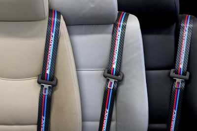 BMW M Performance   Custom Color Seat Belt Webbing Replacement   Color Code 70490