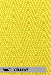 Yellow   Custom Color Seat Belt Webbing Replacement   Color Code 70070