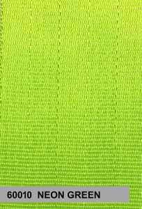 Neon Green   Custom Color Seat Belt Webbing Replacement   Color Code 60010