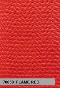 Flame Red   Custom Color Seat Belt Webbing Replacement   Color Code 70050