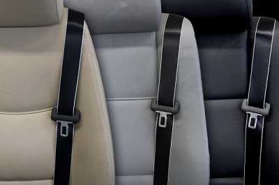 Light Gray Edge   Custom Color Seat Belt Webbing Replacement   Color Code 70340