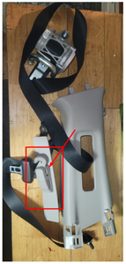 2017 Honda Civic EX seat belt